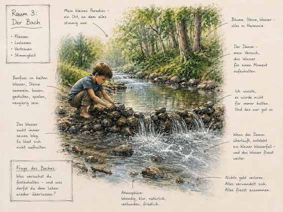 Der Bach – Raum 3 aus Bleib stehen